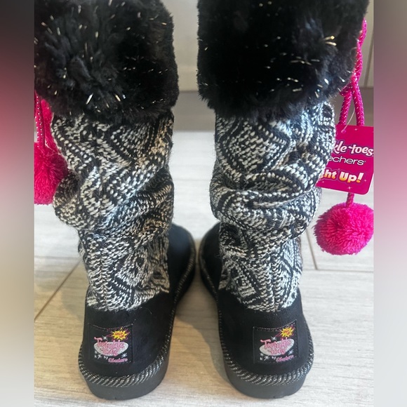 Girls Skechers Twinkle Toes Boots, Size 3, New with Box - Picture 3 of 6